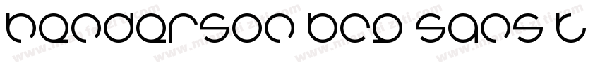 Henderson BCG Sans T字体转换
